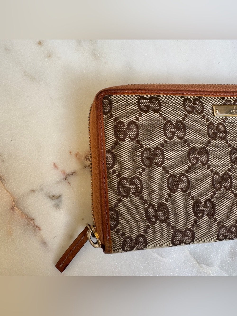 SOLD Gucci GG Canvas Long Zippy Wallet - Picture 6 of 15